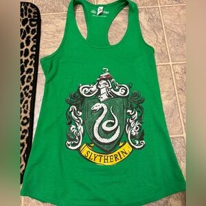 Harry Potter Slytherin small racerback tank top